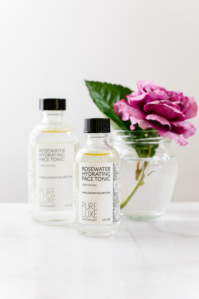Rosewater Hydrating Face Tonic | Pure Luxe Apothecary